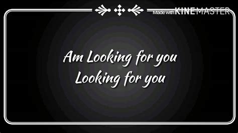 Jux Ft Joh makini - Looking for you Lyrics - YouTube