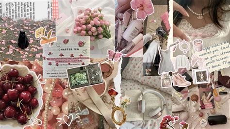 Coquette collage in 2023 | Pink wallpaper laptop, Pink wallpaper pc ...