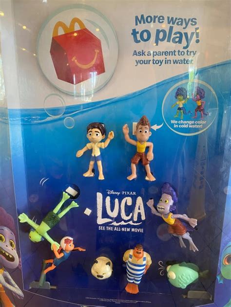 New Pixar Luca Happy Meal Toys At McDonald's! | Chip and Company