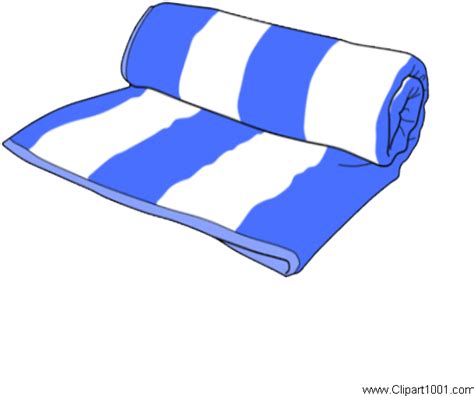 Clipart Beach Towel - Gudang Gambar Vector PNG