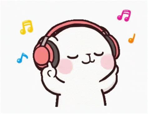 Listening Music Musical Notes GIF - Listening Music Musical Notes Cute - Descobrir e ...