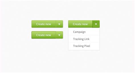 Multipurpose Dropdown Button - Download Free PSD and HTML