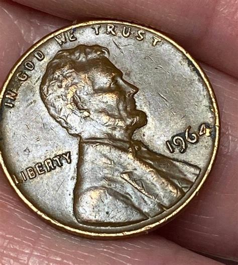 1964 error penny rare error coin | Etsy