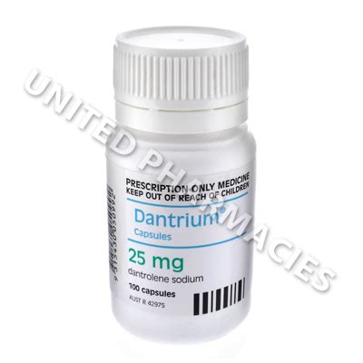 Dantrium (Dantrolene) - 25mg (100 Capsules) - United Pharmacies (UK)