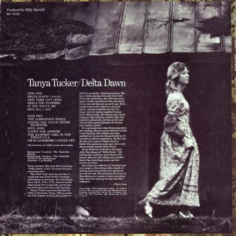 Tanya Tucker-Delta Dawn 1972 | Tanya tucker, Soul songs, Delta