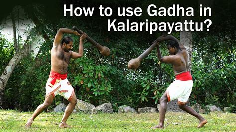 How to use Gadha in Kalaripayattu | Oldest Martial Art-form | Mace Weapon | Kerala Tourism - YouTube