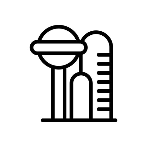 city future icon vector. Isolated contour symbol illustration 9970602 ...