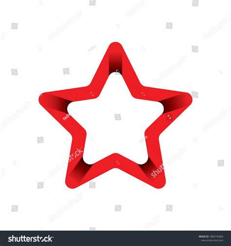 Modern Red Star Logo Vector Isolated Stock Vector (Royalty Free) 1889195866 | Shutterstock