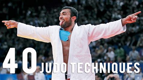 40 Judo Techniques in 5 mn with the Superstars - YouTube