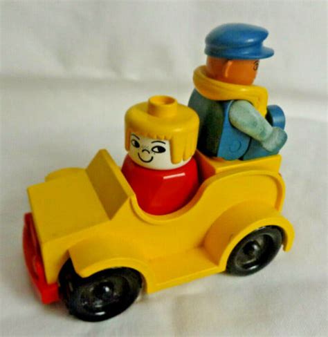 Vintage Duplo Car With 2 People -- Antique Price Guide Details Page