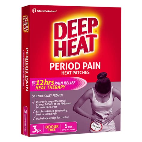 Deep Heat Period Pain | Heat Patches | Deep Heat Australia