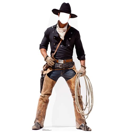 Sexy Cowboy Western Wild West Party Standin Standup Standee Cardboard Cutout | eBay