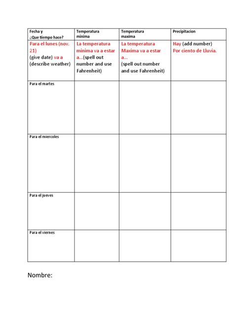 Weather Forecast Script Template 22-23 | PDF