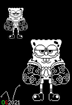 spongeswap spongebob sprite remake by omega2021f on DeviantArt