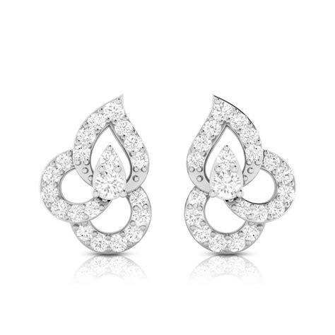 Beautiful Platinum Earrings With Diamonds for Women JL PT E ST 2019 ...