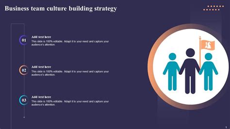 Business Team Culture Building Strategy PPT Example