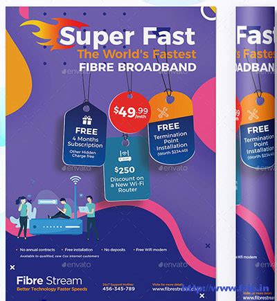 15 Best Internet Broadband Promotion Flyer 2024 - Frip.in