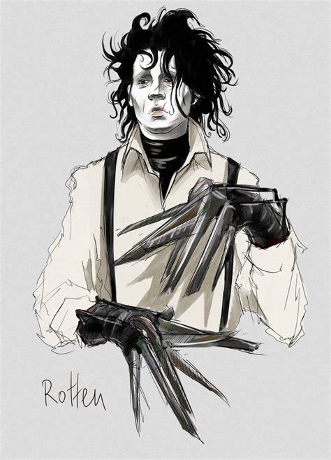 Edward Scissorhands Fan Art: love | Edward scissorhands, Sketches, Edward