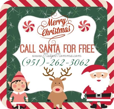 Call Santa for FREE With his personal phone number