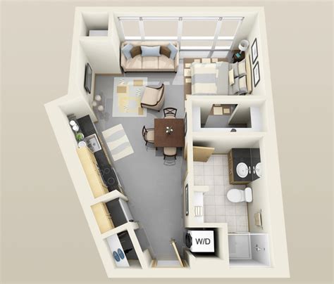 Basement Studio Apartment Floor Plans – Flooring Ideas