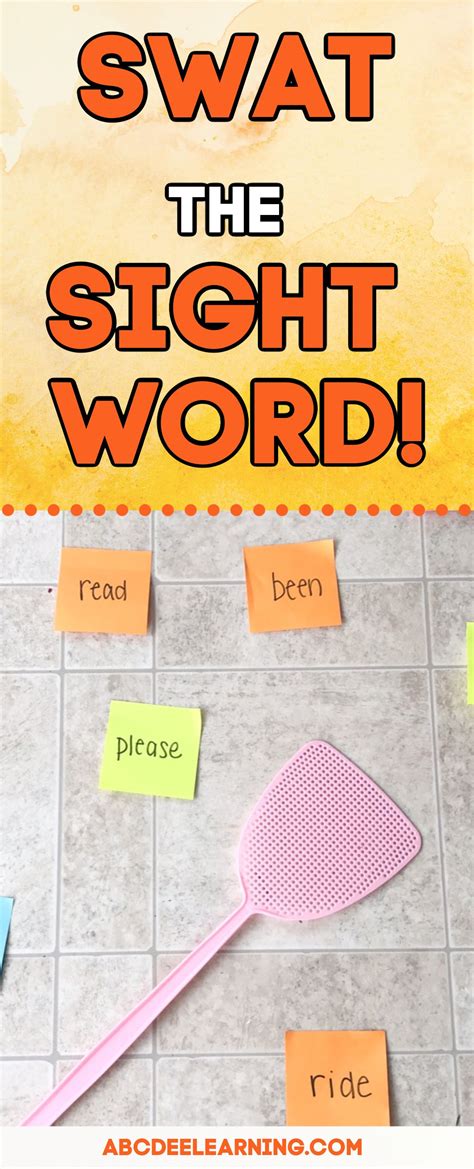 Swat the sight word is such a fun way to practice sight words! Check out 23 other engaging ways ...