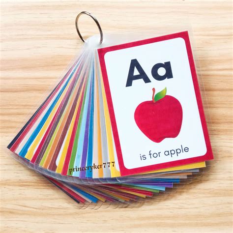 26 PCS - ABC Alphabet Laminated Flashcards, Educational Flashcards for Kids, Toddlers ...