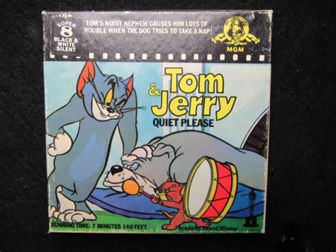 VINTAGE TOM & JERRY Quiet PLEASE Super 8 COLOR 140' Silent M-110 £37.96 - PicClick UK