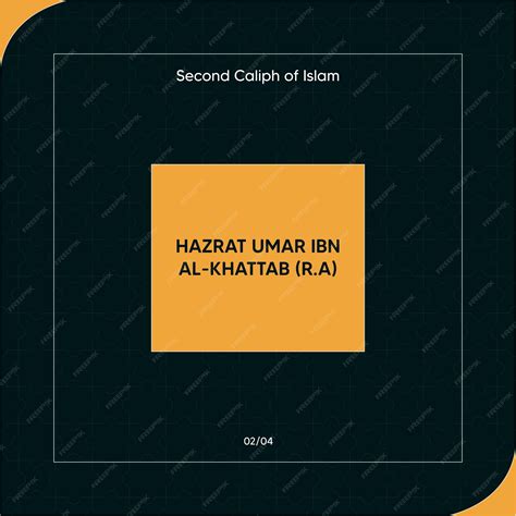 Premium Vector | Second Caliph of Islam Hazrat Umar Ibn AlKhattab RA ...