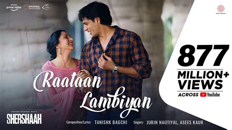 Raataan Lambiyan – Official Video | Shershaah | Sidharth – Kiara ...