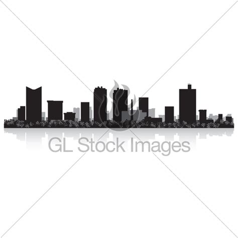 Fort Worth Skyline Silhouette at GetDrawings | Free download