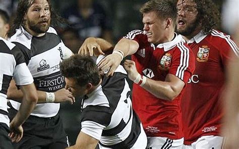 Lions 2013: Owen Farrell's temperament called into question after fight with Barbarians hooker ...