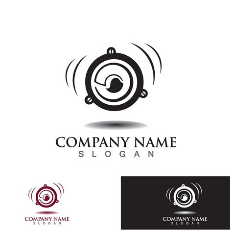 Speaker logo sound system vector creative design 11315991 Vector Art at ...