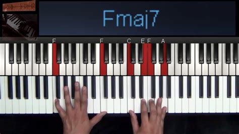 Chord Fmaj7 Piano - chords that you wish