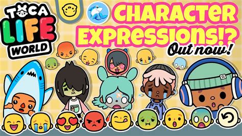 Toca Life World | New character expression Update!? 🤩 (OUT NOW) - YouTube