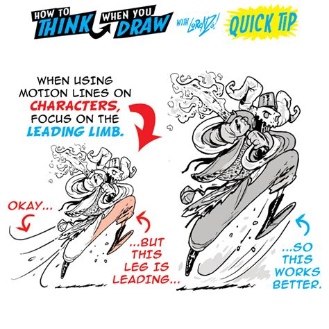 How to THINK when you draw MOTION LINES QUICK TIP! by ...