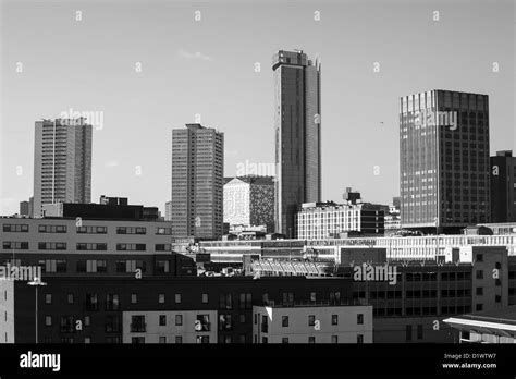 Birmingham city centre skyline, UK Stock Photo - Alamy