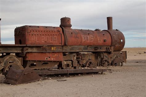Abanonded steam engine in Uyuni train cemetery | Taken in Uy… | Flickr