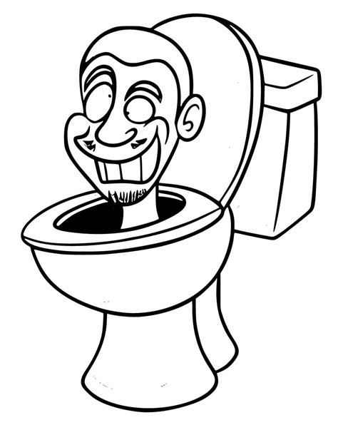 G-Man Skibidi Toilet coloring page - Download, Print or Color Online for Free