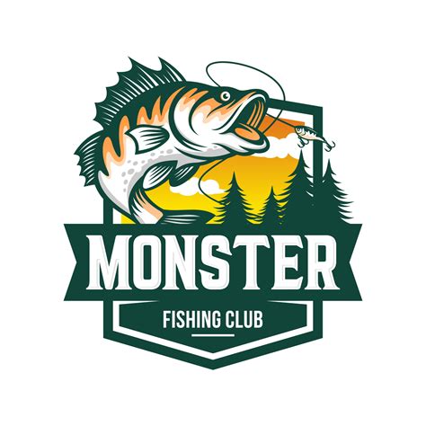 Fishing logo design template illustration 5199407 Vector Art at Vecteezy