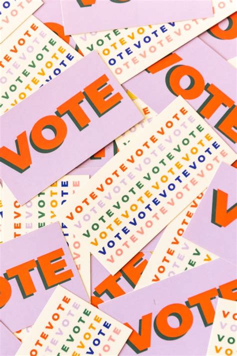 Voting Resources and New Vote Stickers! - The House That Lars Built