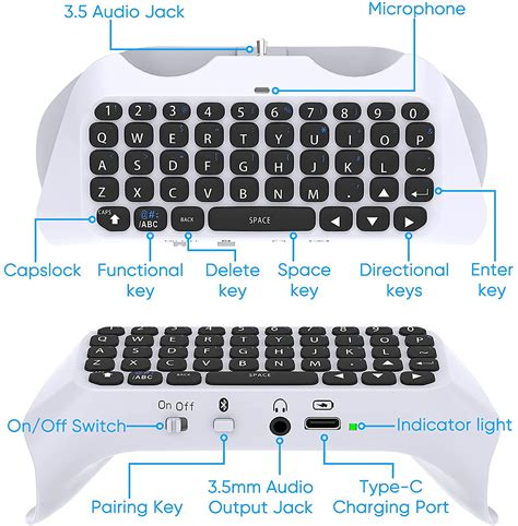 Controller Keyboard for PS5, Protable Wireless | Ubuy India