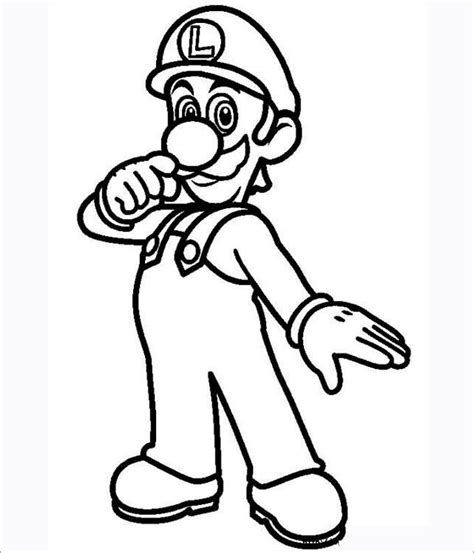 Mario Coloring Pages - Free Coloring Pages