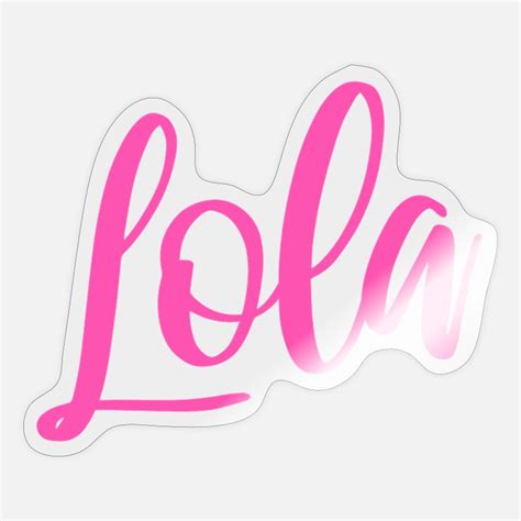 Lola Stickers | Unique Designs | Spreadshirt