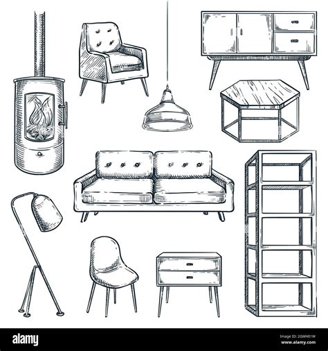 Details more than 81 furniture sketches interior design latest - seven.edu.vn