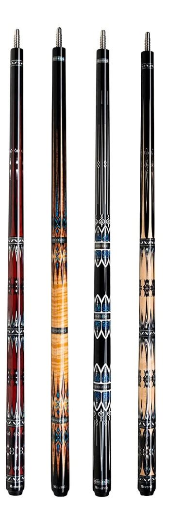 Moyerely Carbon Fiber Pool Cue,11.8mm/12.5mm Low Deflection Full Cue, Sports Equipment, Sports ...