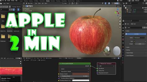 Modeling an apple in 2 min | Blender - YouTube