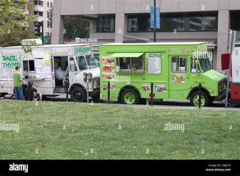 Food Trucks, Washington DC Stock Photo - Alamy