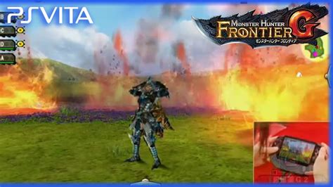 PS Vita - Monster Hunter Frontier G | Stage Demo Gameplay - YouTube