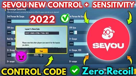 @Sevou New Senstivity Settings and Control Layout 2.2 code update ...