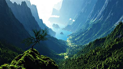 Mountain Valley Backgrounds wallpaper | 1920x1080 | #27275